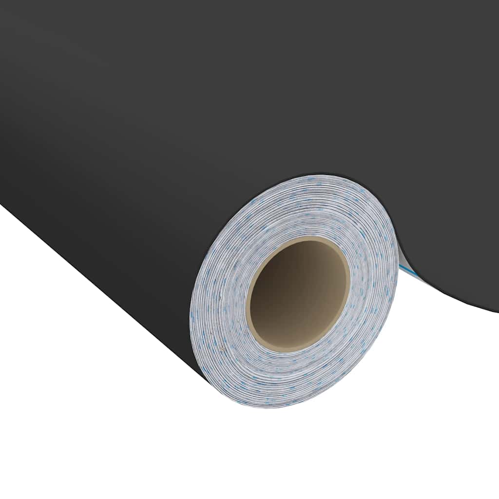 fekete öntapadó PVC bútorfólia 500 x 90 cm