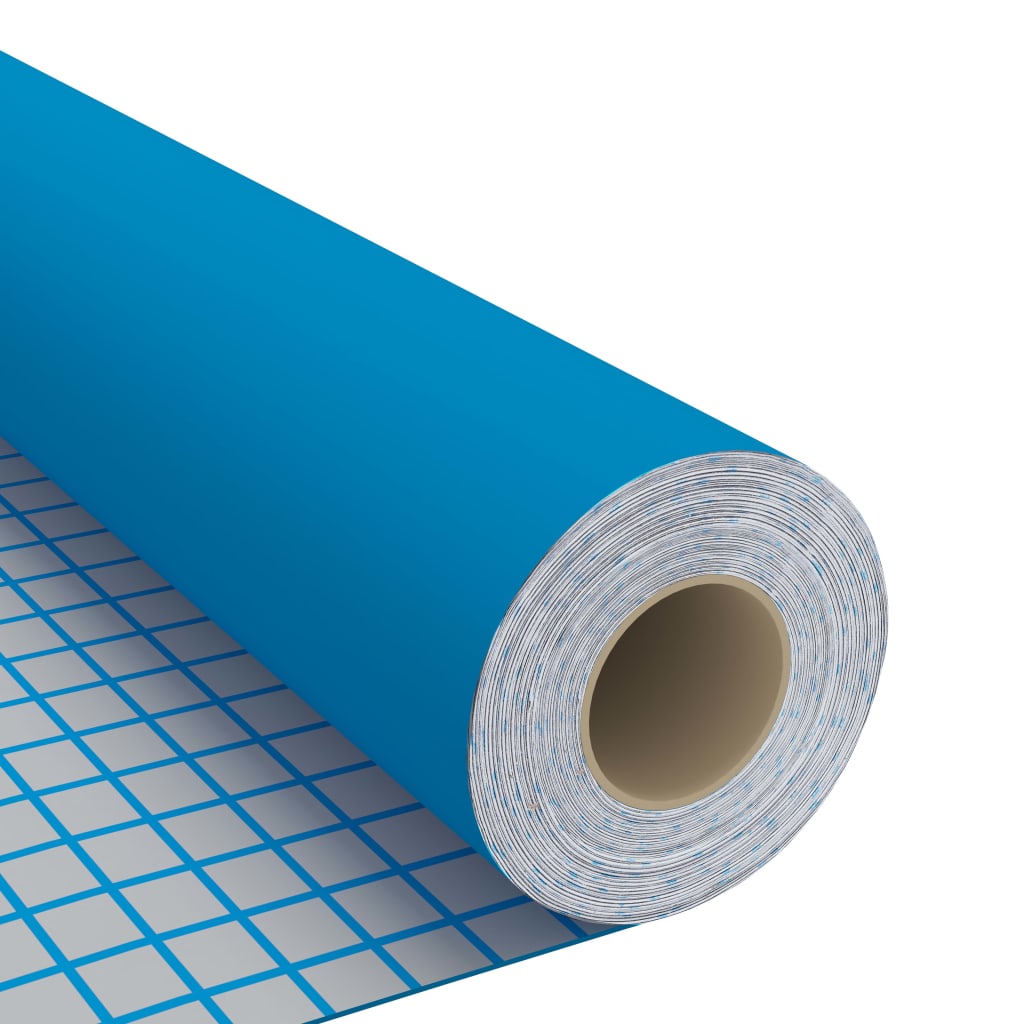 azúrkék öntapadó PVC bútorfólia 500 x 90 cm