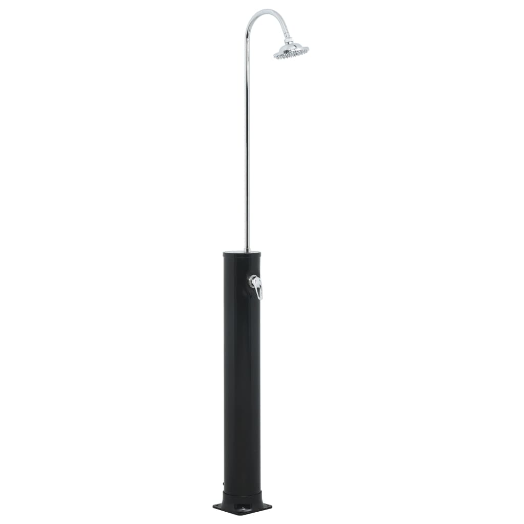 fekete szolárzuhany 214 cm 20 L