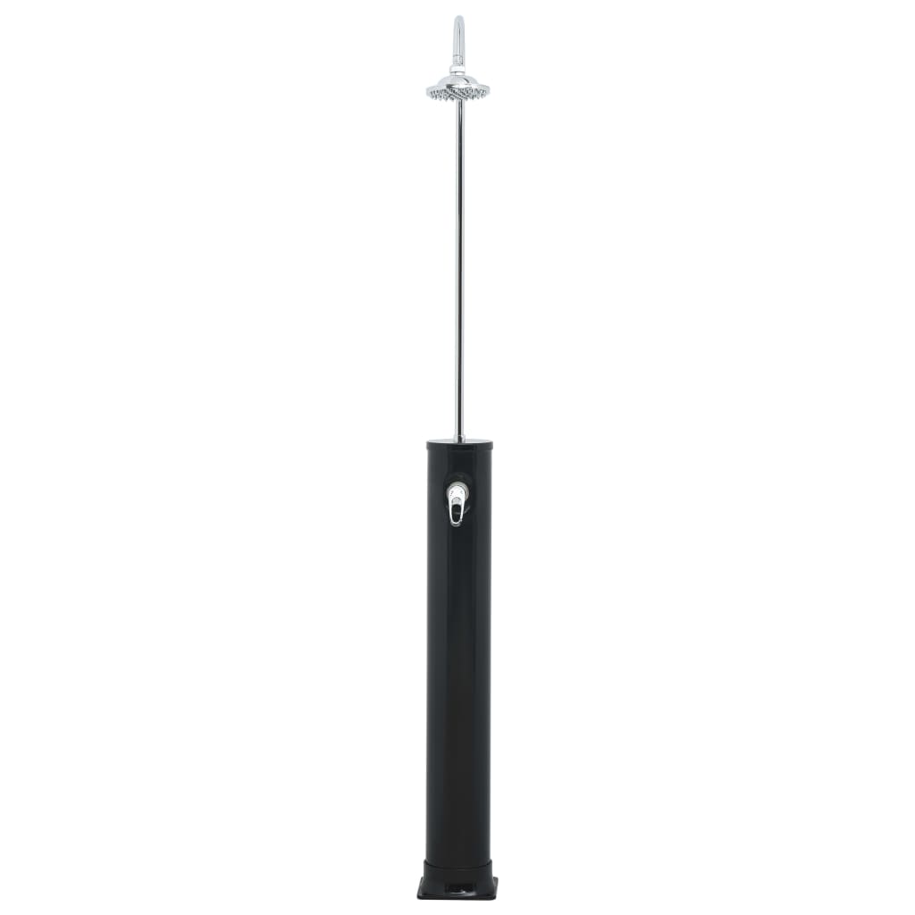 fekete szolárzuhany 214 cm 20 L