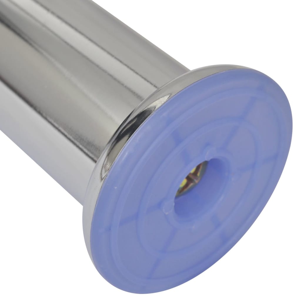 8 darab kerek króm kanapéláb 120 mm