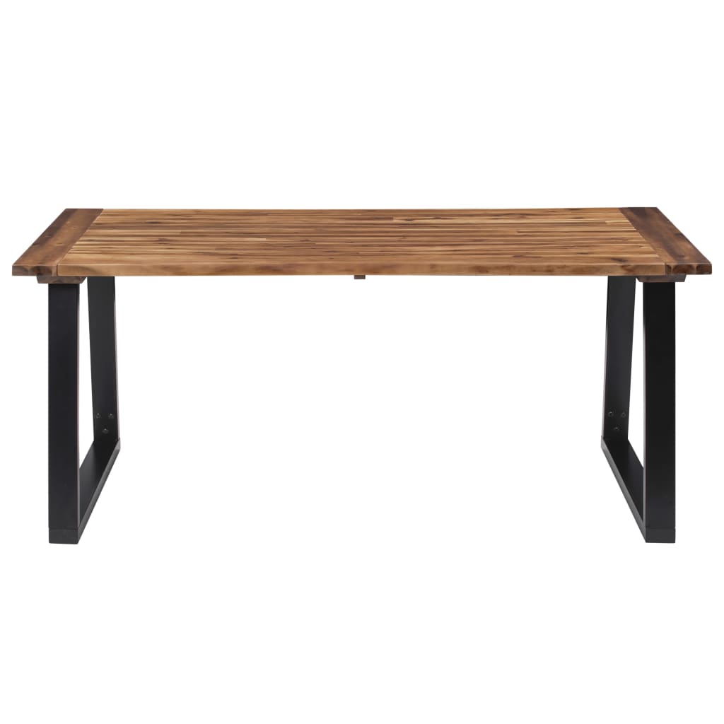 tömör akácfa étkezőasztal 180 x 90 cm