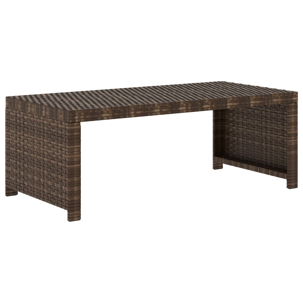 5 részes barna polyrattan kerti ülőgarnitúra párnákkal