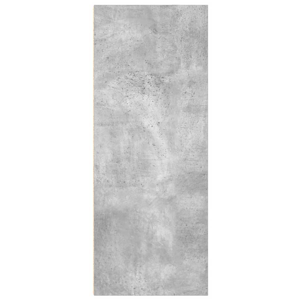 2-szintes betonszürke forgácslap könyvszekrény 40x30x76,5 cm