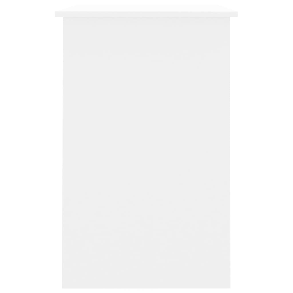 fehér szerelt fa íróasztal 100 x 50 x 76 cm