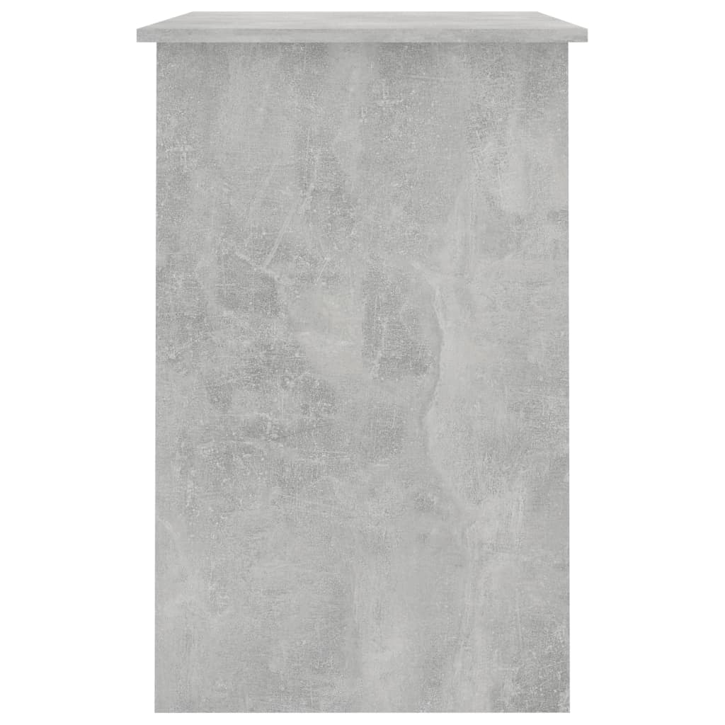 betonszürke szerelt fa íróasztal 100 x 50 x 76 cm