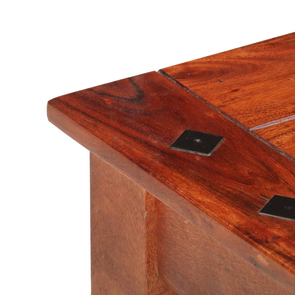 tömör akácfa dohányzóasztal 110 x 50 x 35 cm