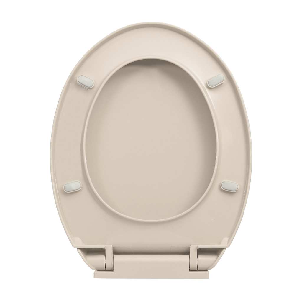 barackszínű ovális WC-ülőke lassan csukódó fedéllel