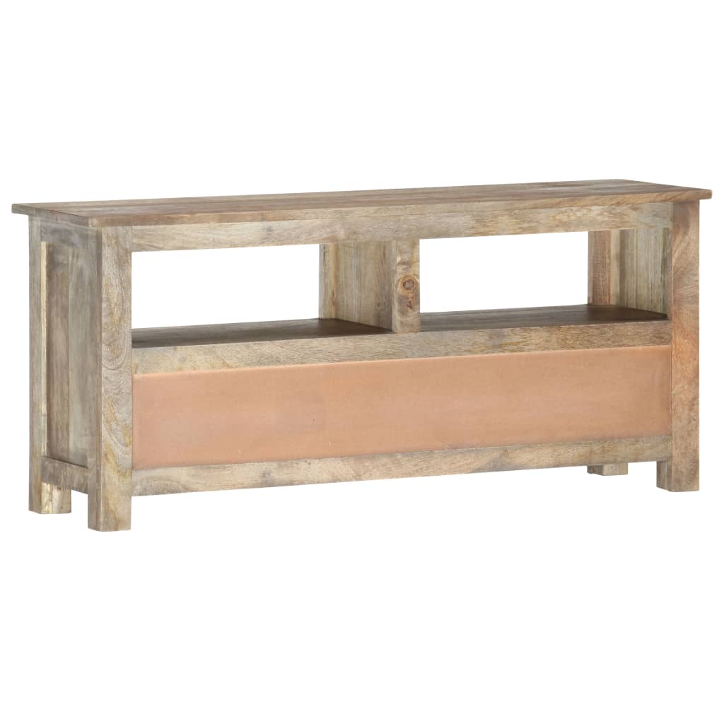 tömör mangófa TV-szekrény 110 x 30 x 50 cm