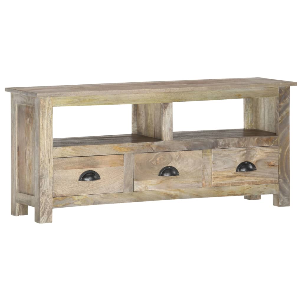 tömör mangófa TV-szekrény 110 x 30 x 50 cm