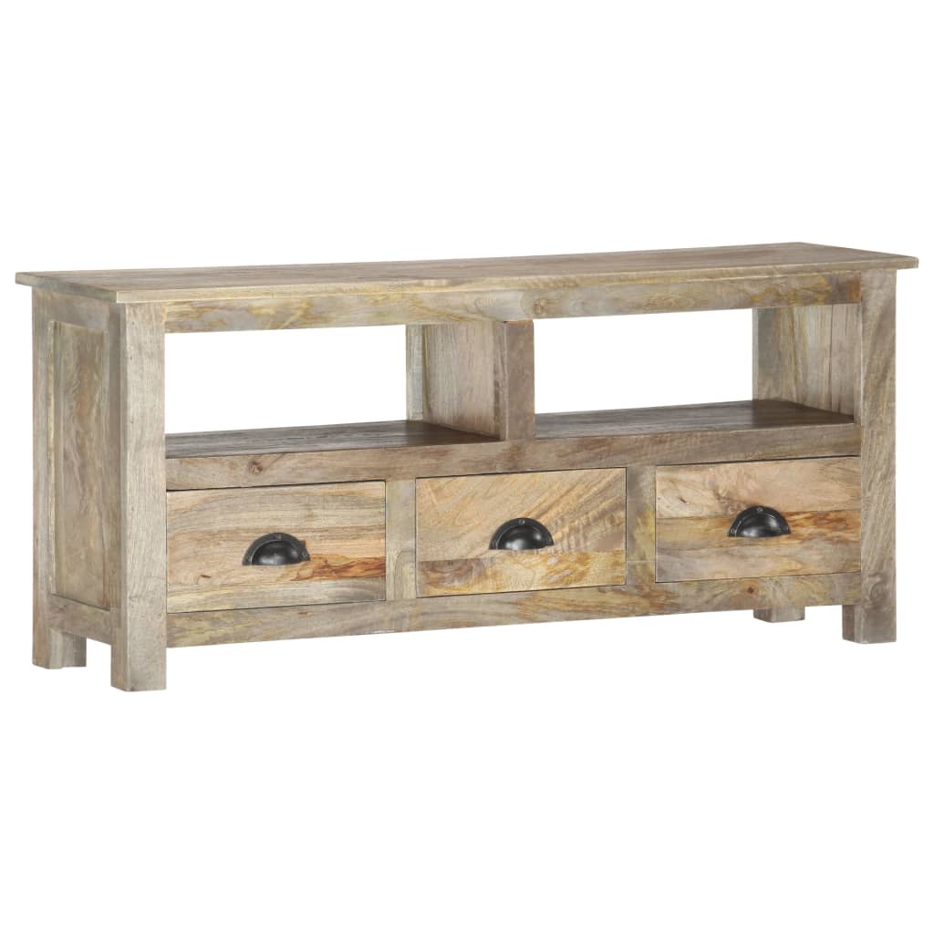 tömör mangófa TV-szekrény 110 x 30 x 50 cm