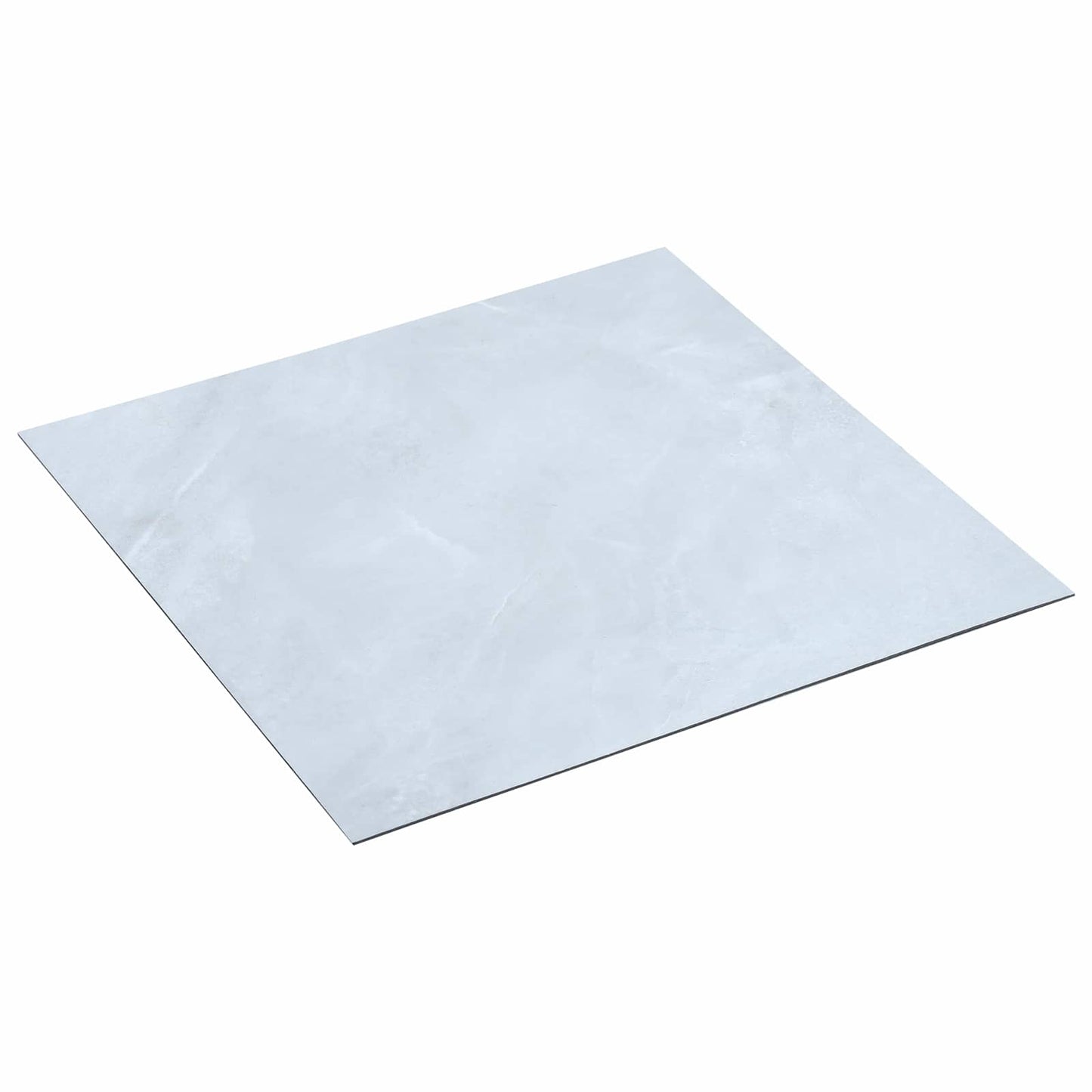 Padlódeszkák 55 pcs Fehér 5,11 m² PVC