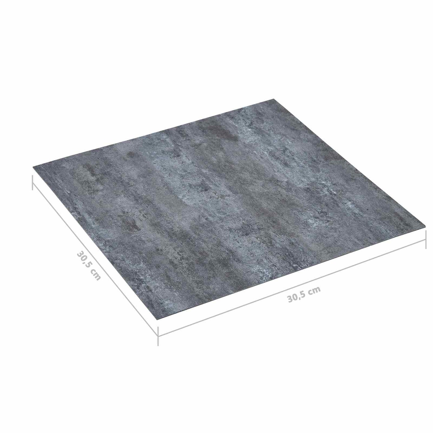 Padlódeszkák 5,11 m² 55 pcs PVC Szürke Márvány