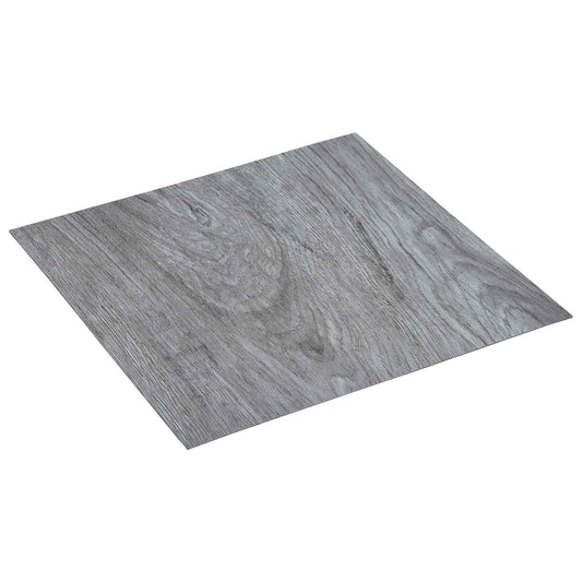 Padlódeszkák 55 pcs Világosszürke 5,11 m² PVC