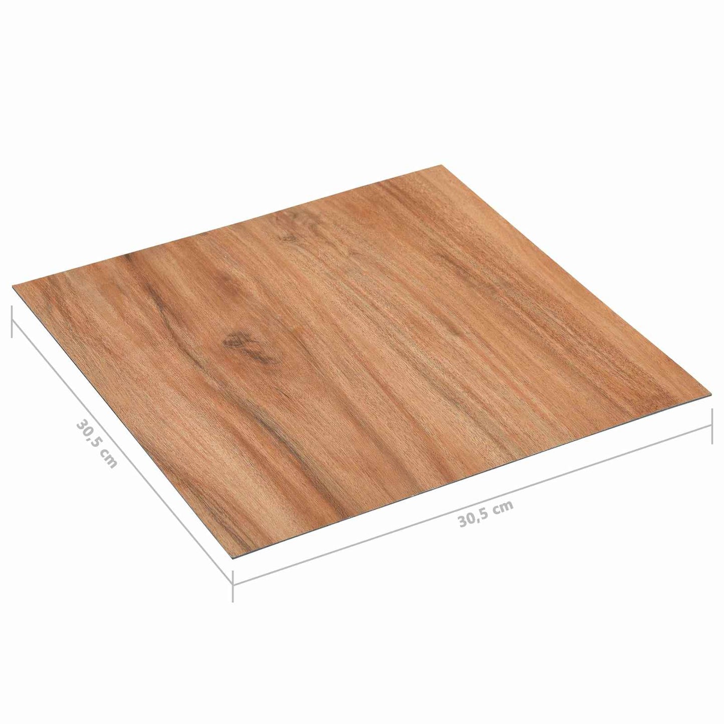 Padlódeszkák 5,11 m² 55 pcs PVC Világos fa