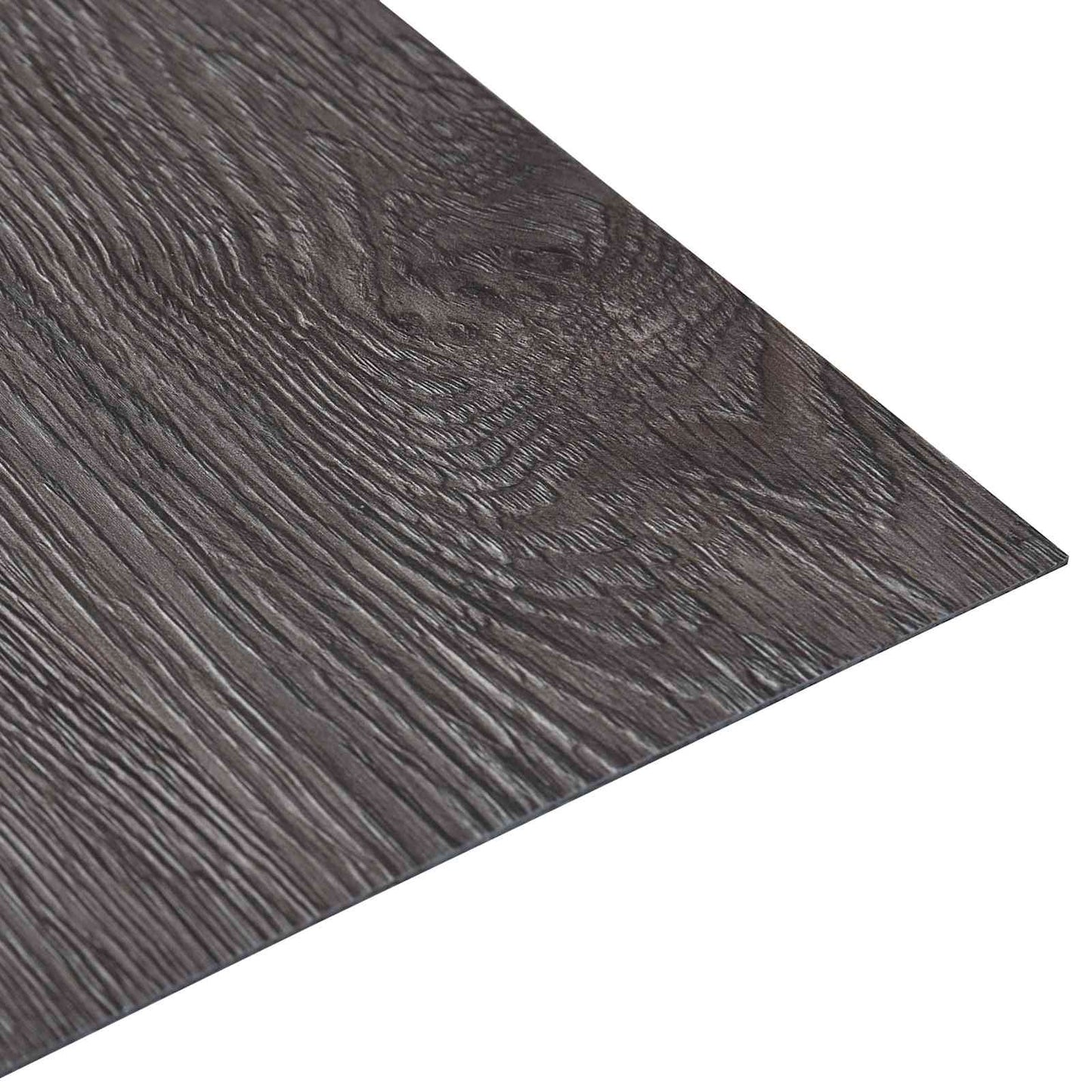 Padlódeszkák 5,11 m² 55 pcs PVC Fekete és Szürke