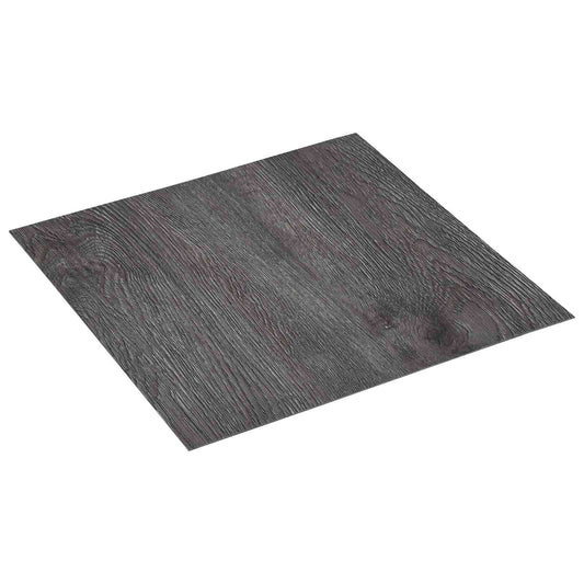 Padlódeszkák 5,11 m² 55 pcs PVC Fekete és Szürke