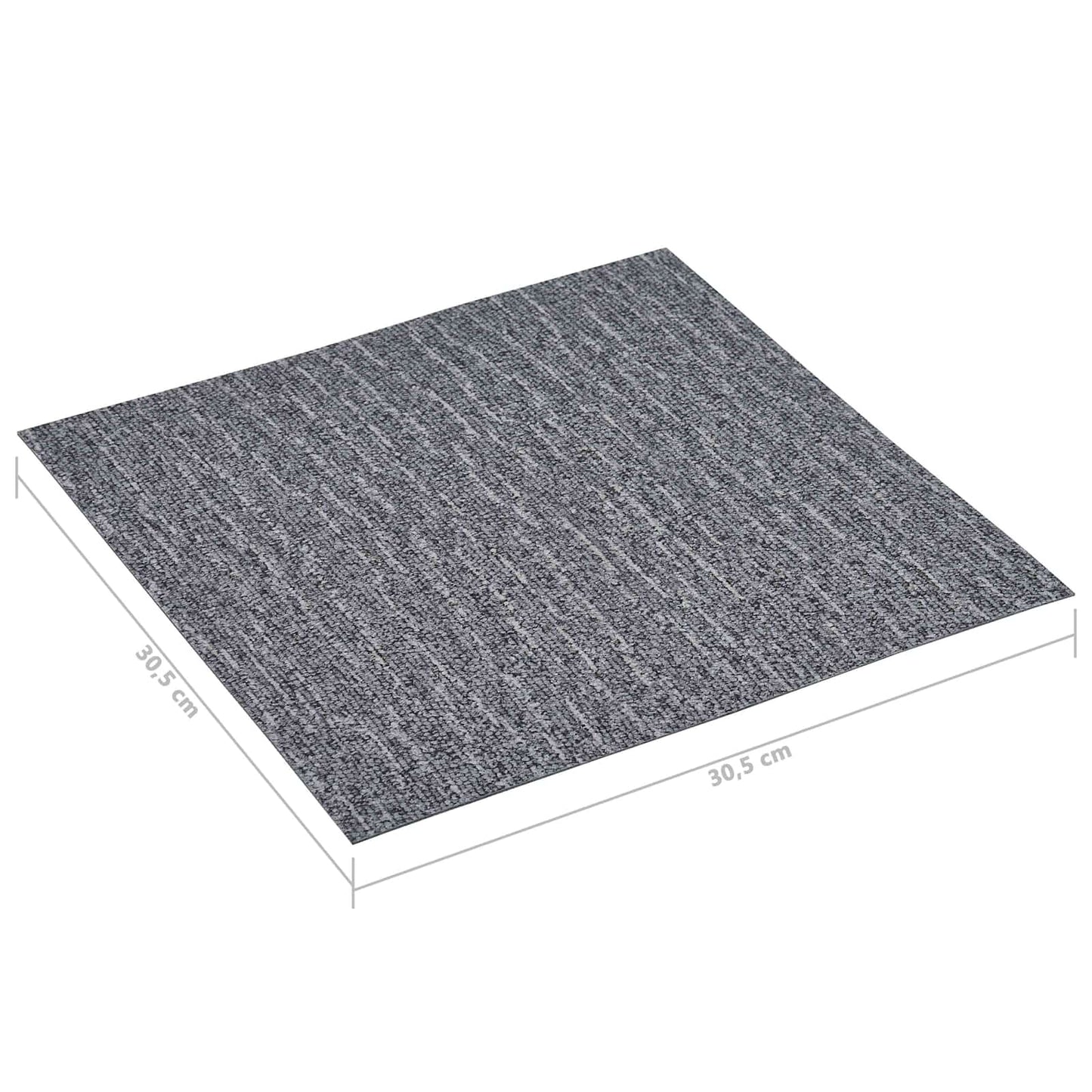 Padlódeszkák 5,11 m² 55 pcs PVC Fehér és Szürke