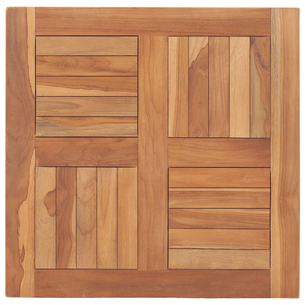 tömör tíkfa asztallap 60 x 60 x 2,5 cm
