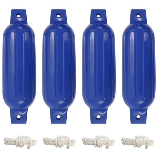 4 darab kék PVC csónak lökhárító Ø 11 x 40 cm