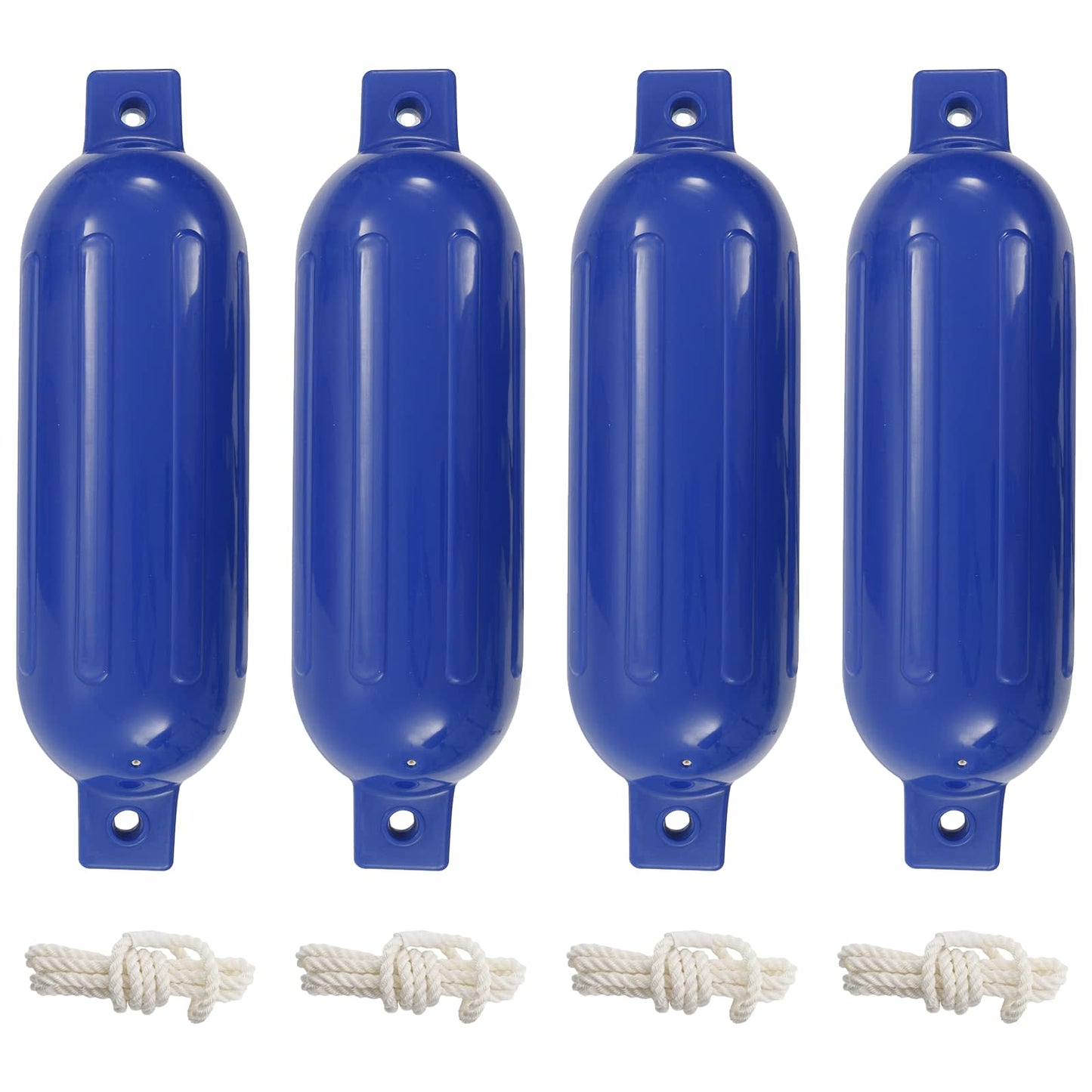 4 darab kék PVC csónak lökhárító Ø 14 x 50 cm