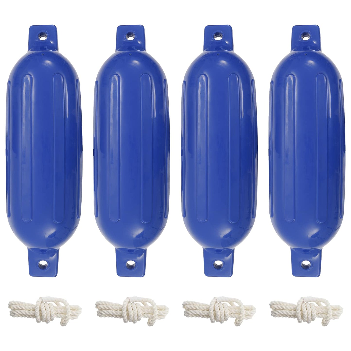 4 darab kék PVC csónak lökhárító Ø 16 x 58 cm