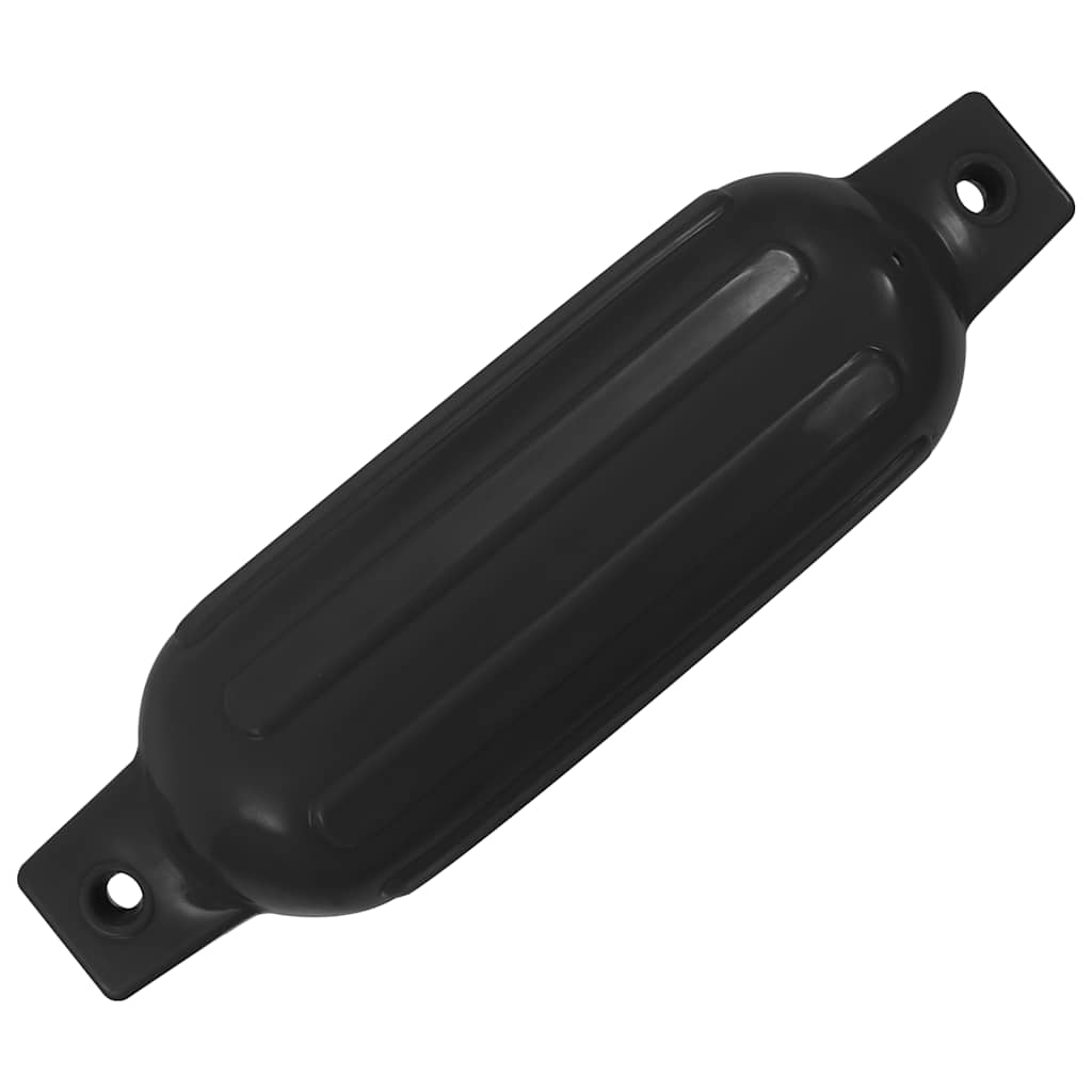 4 darab fekete PVC csónak lökhárító Ø 11 x 40 cm