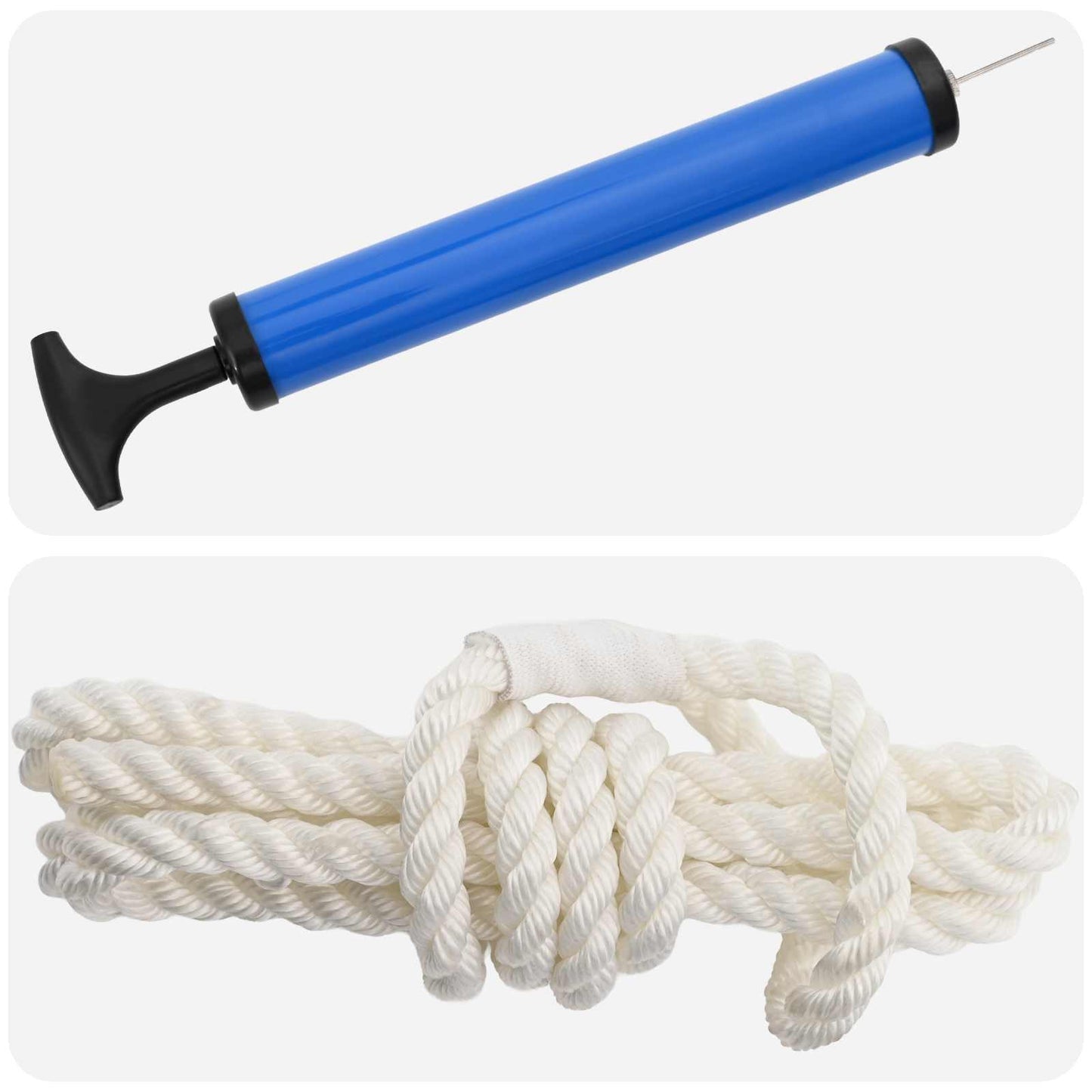 4 darab fehér PVC csónak lökhárító Ø 16 x 58 cm