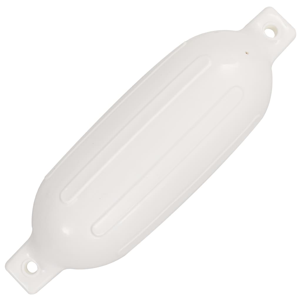 4 darab fehér PVC csónak lökhárító Ø 16 x 58 cm