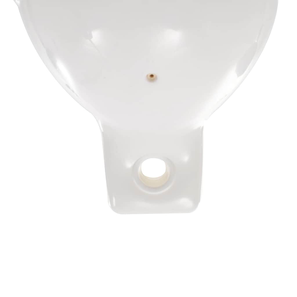 4 darab fehér PVC csónak lökhárító Ø 16 x 58 cm
