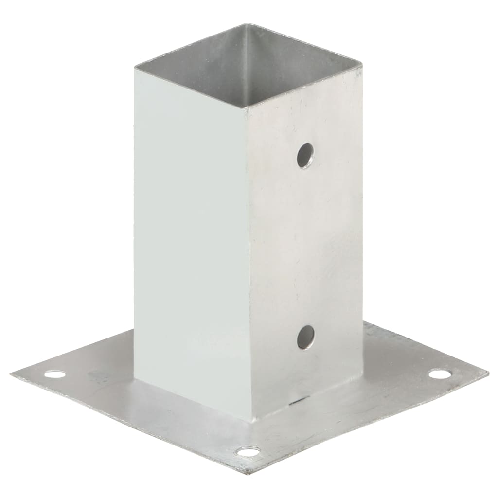 4 db horganyzott fém oszloprögzítő 71 mm