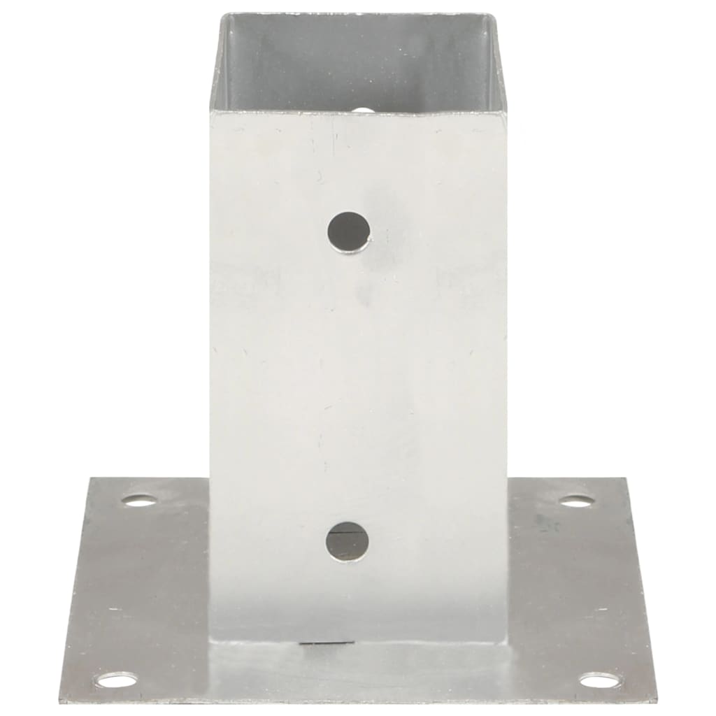 4 db horganyzott fém oszloprögzítő 71 mm