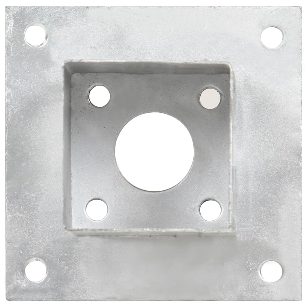 4 db horganyzott fém oszloprögzítő 71 mm