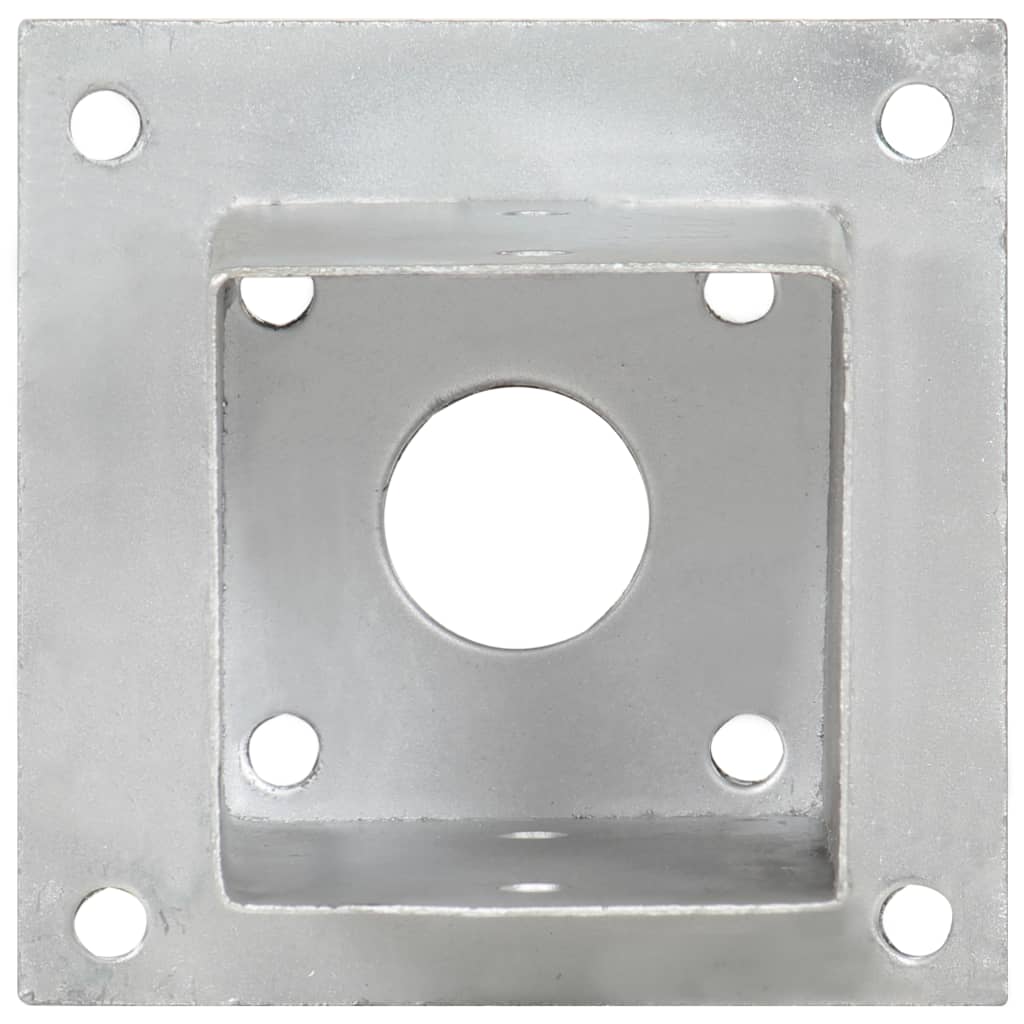 4 db horganyzott fém oszloprögzítő 91 mm
