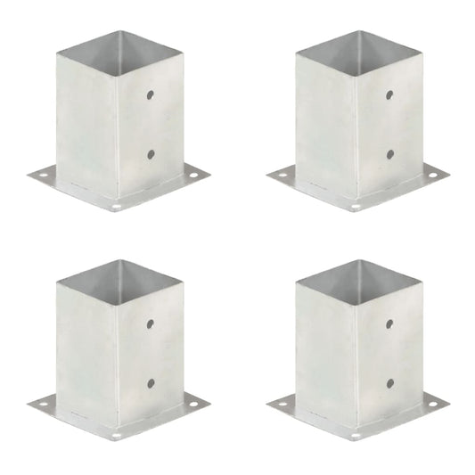 4 db horganyzott fém oszlophorgony 101 mm