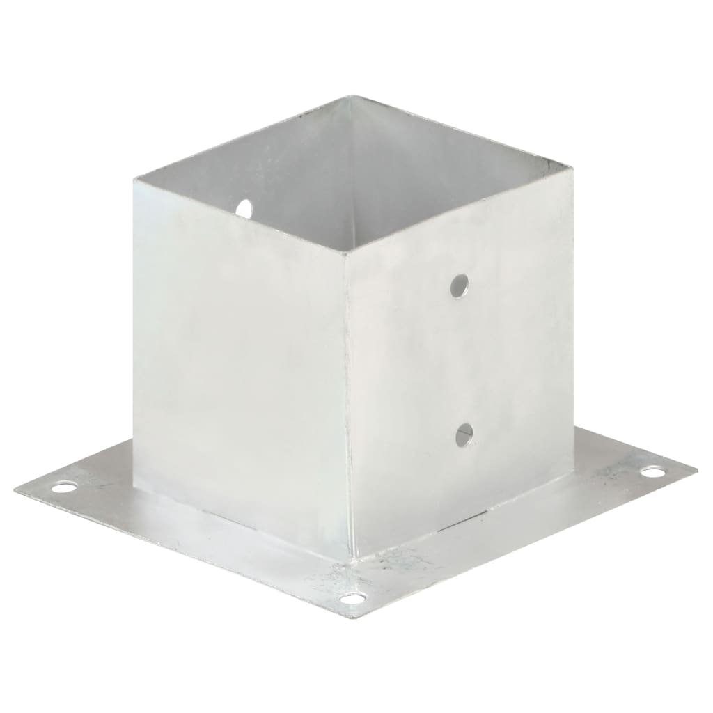 4 db horganyzott fém oszloprögzítő 141 mm