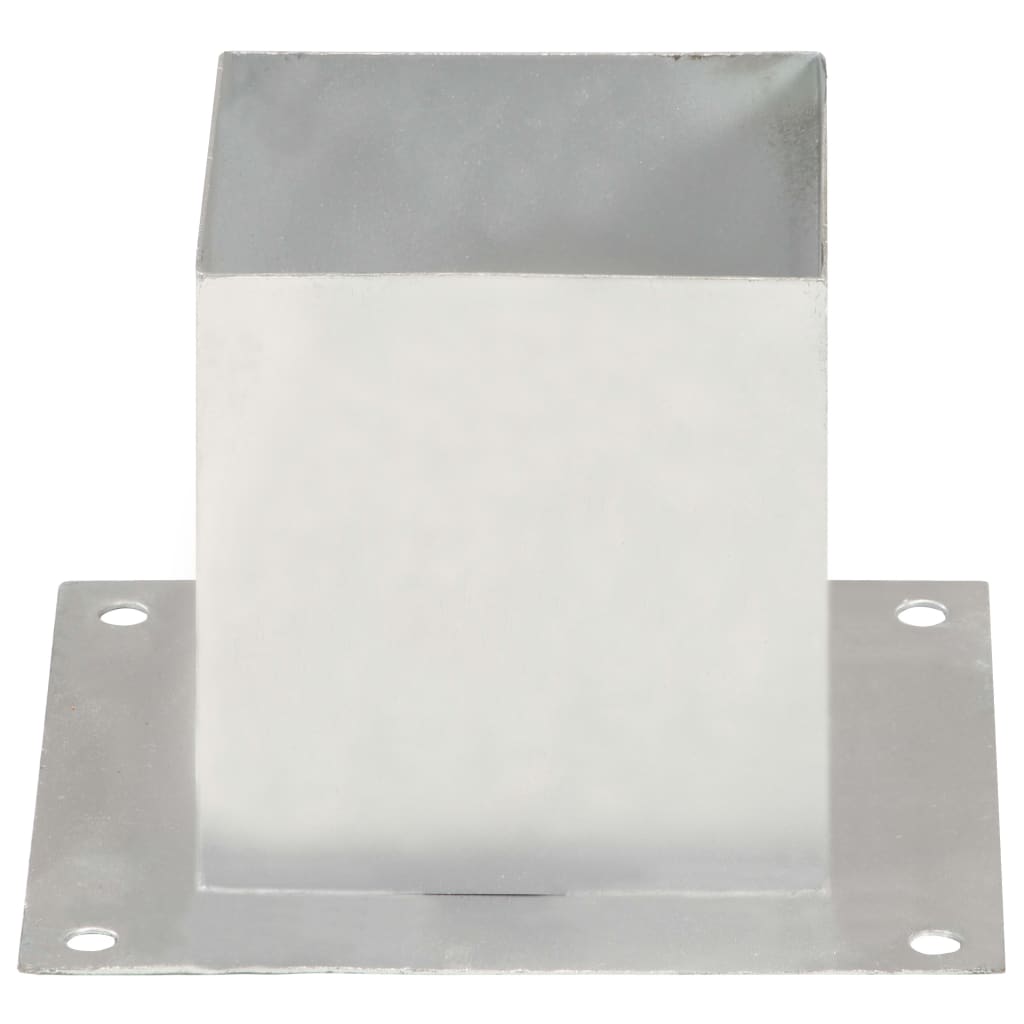 4 db horganyzott fém oszloprögzítő 141 mm