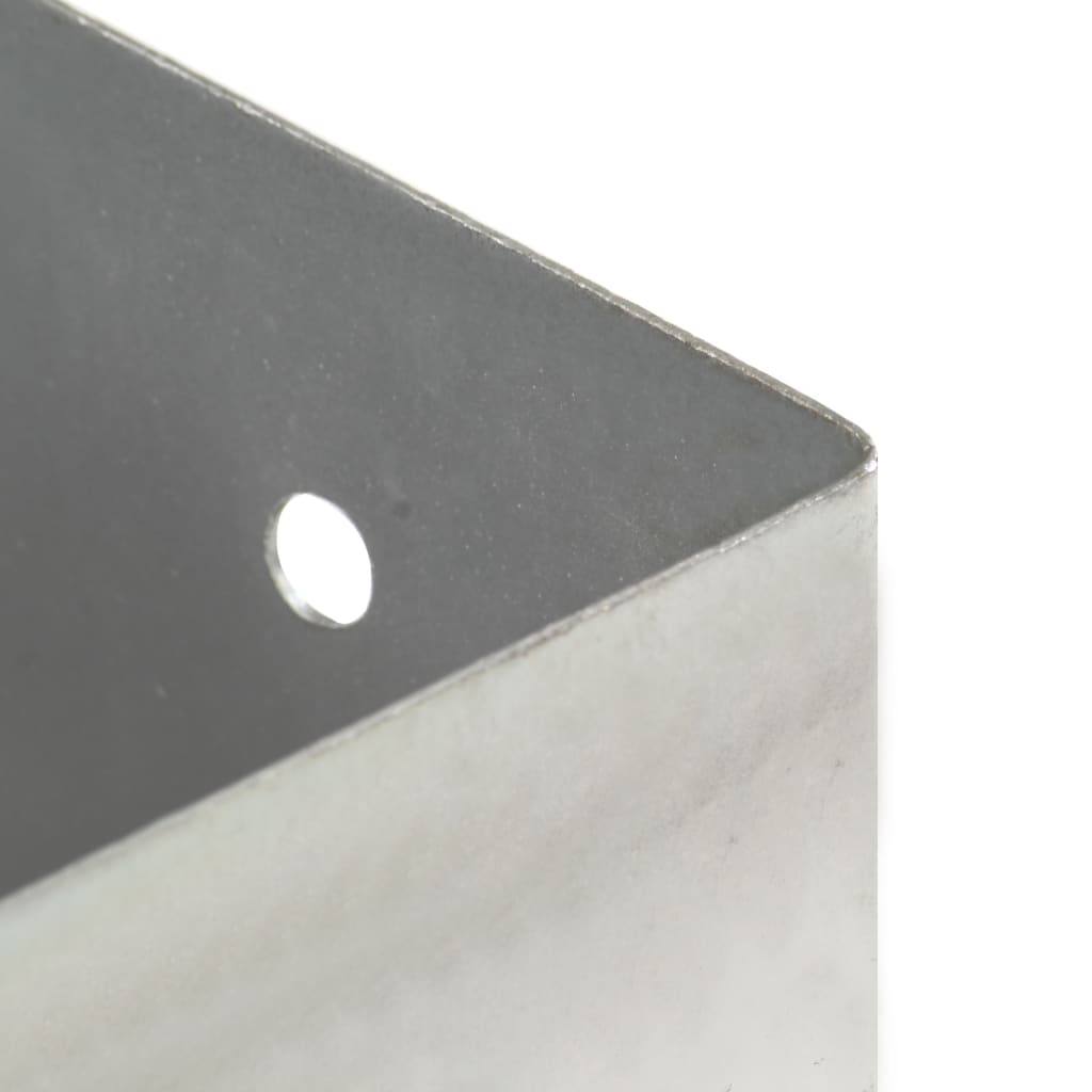 4 db horganyzott fém oszloprögzítő 141 mm