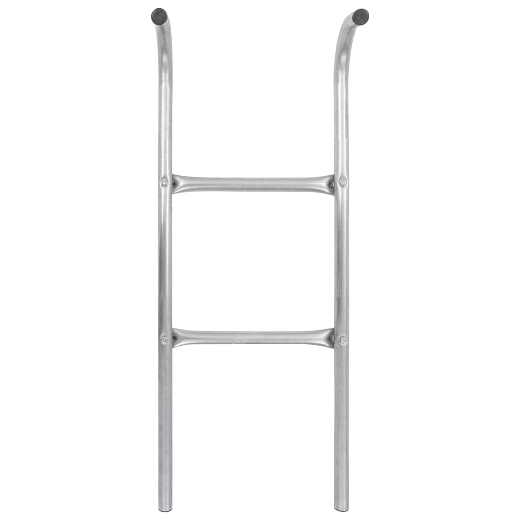 kétlépcsős ezüst acél trambulinlétra 102,6 cm