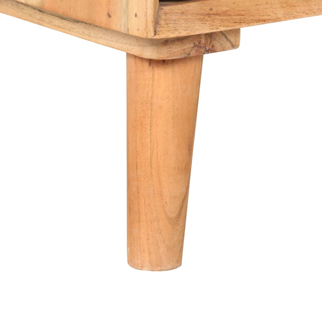 tömör akácfa TV-szekrény 100 x 30 x 40 cm