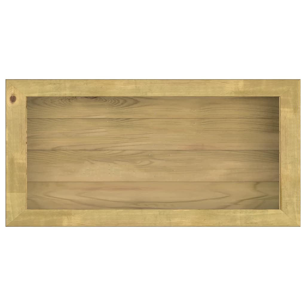 impregnált fenyőfa magaságyás 100 x 50 x 50 cm