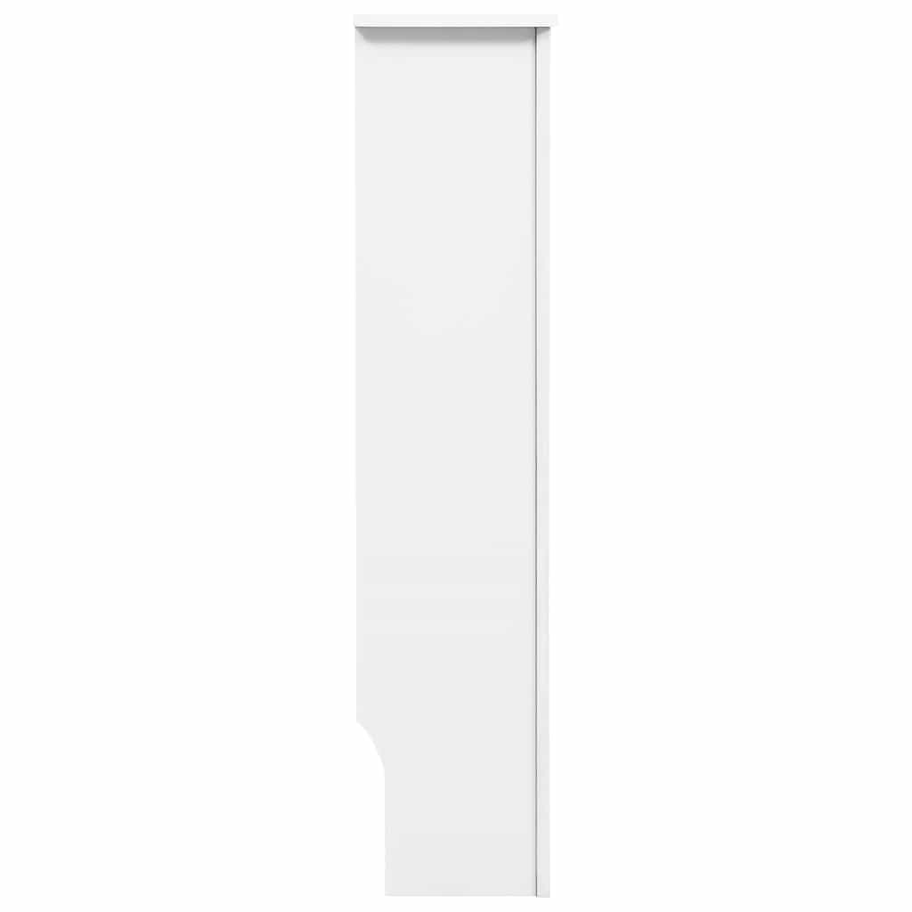 2 db fehér MDF radiátorburkolat 152 x 19 x 81,5 cm