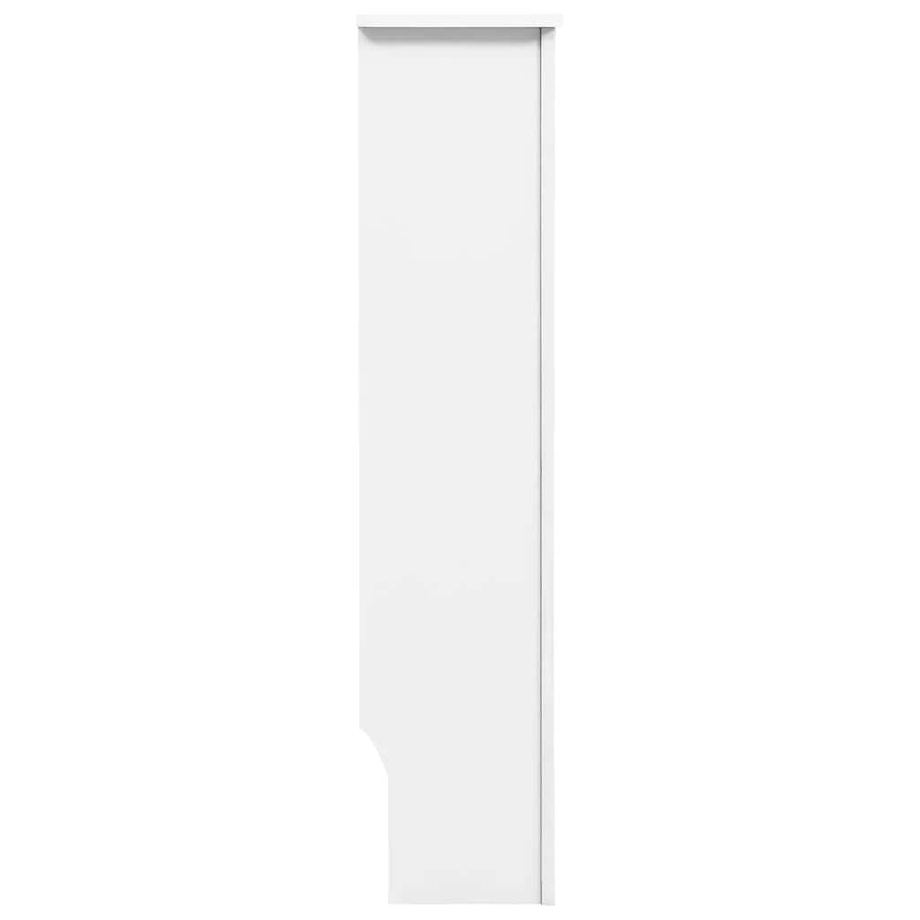 2 db fehér MDF radiátorburkolat 172 x 19 x 81,5 cm