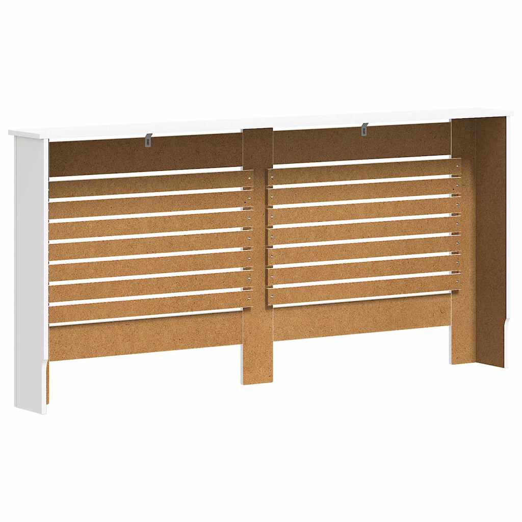 2 db fehér MDF radiátorburkolat 172 x 19 x 81,5 cm