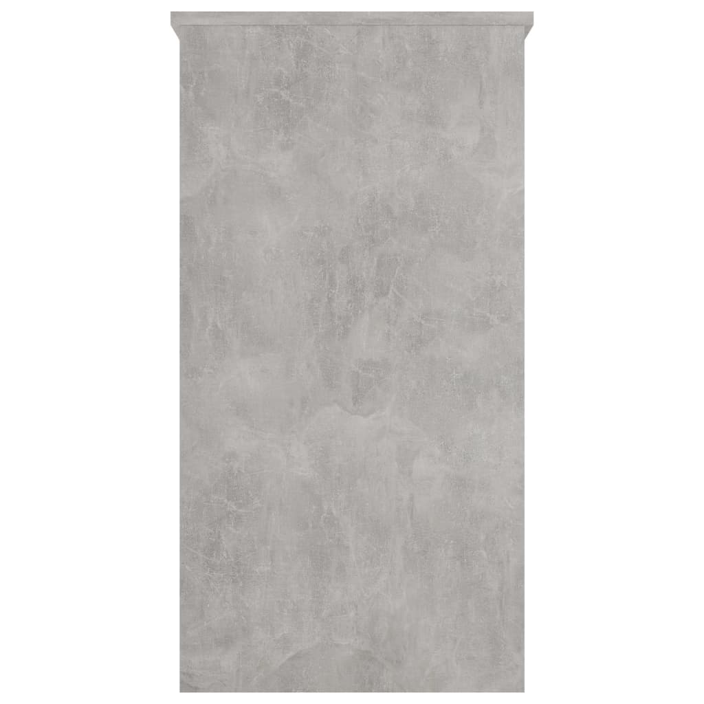 betonszürke szerelt fa íróasztal 80 x 40 x 75 cm