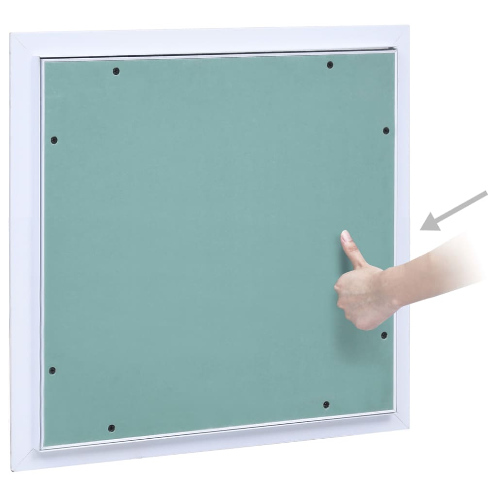 alumínium keretes és gipszkartonos hozzáférési panel 200x200 mm