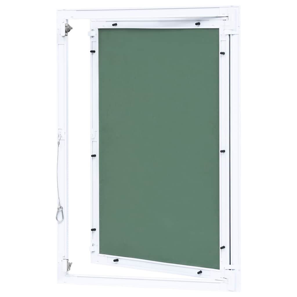 alumínium keretes és gipszkartonos hozzáférési panel 300x600 mm