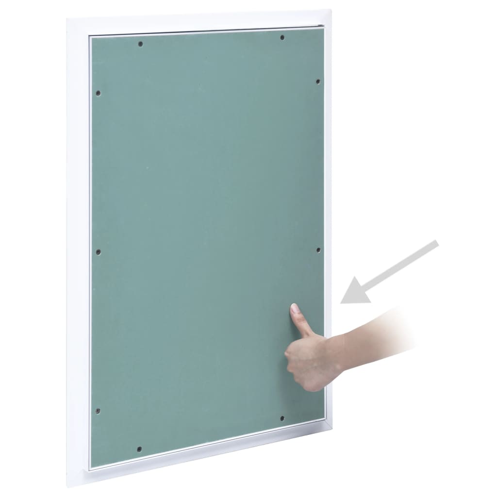 alumínium keretes és gipszkartonos hozzáférési panel 400x600 mm