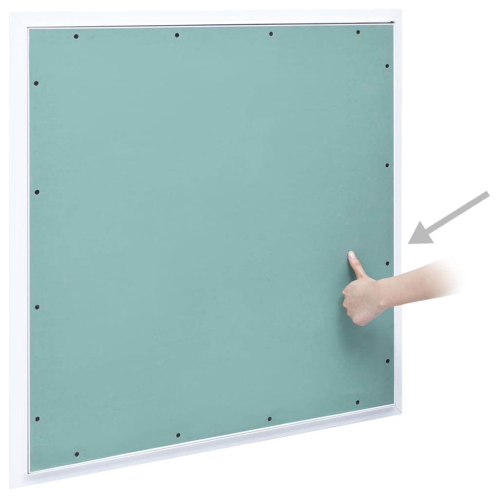 alumínium keretes és gipszkartonos hozzáférési panel 500x500 mm