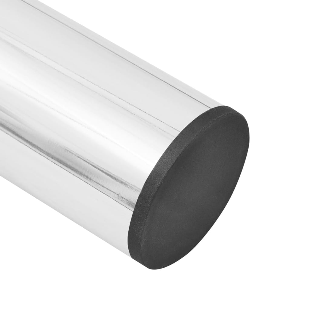 4 db krómszínű teleszkópos asztalláb 710 mm - 1100 mm